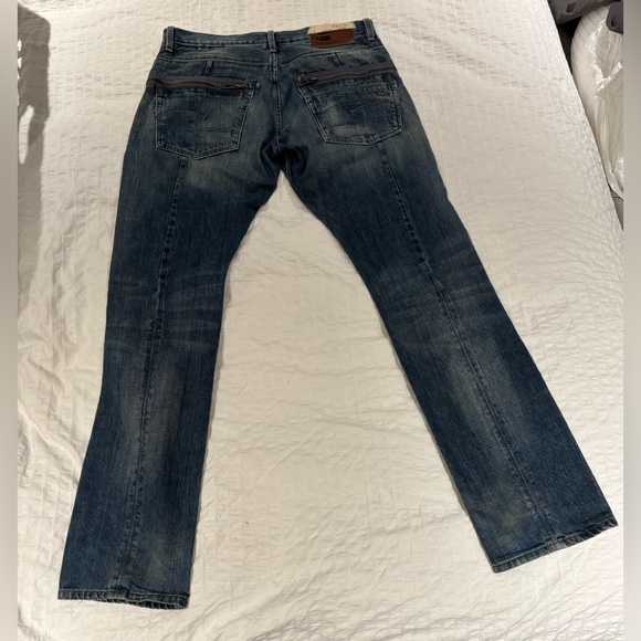 Men’s G-Star 3301 Plus Sudden Straight Denim Jeans W34 x 32L Button Fly - Picture 8 of 8